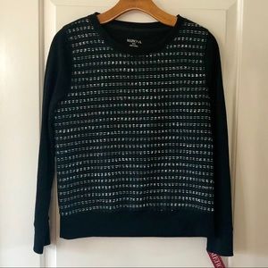 NEW: Merona Stitch Sweater Med